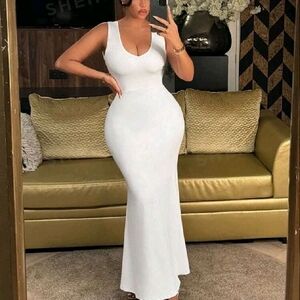 SHEIN SXY Flowy long Party Dress